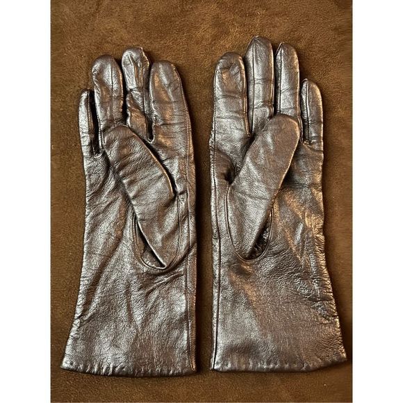 Vintage Lakeshore drive leather gloves - Picture 1 of 4